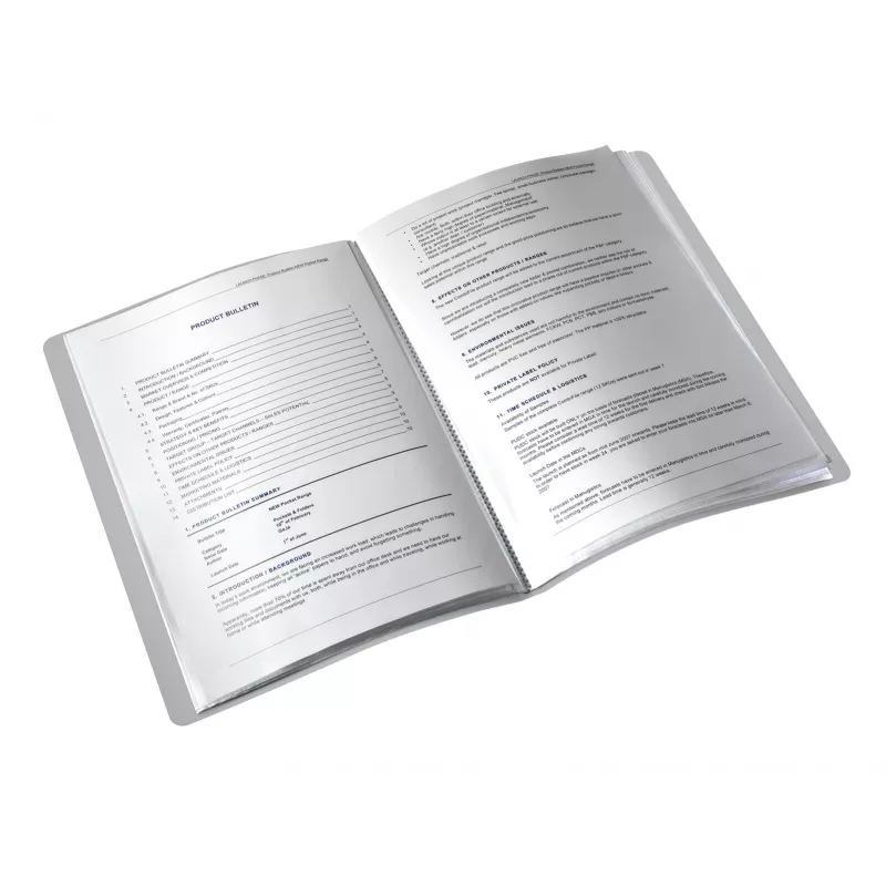 Livro de visualização Leitz Style PP 20 bolsas, branco, policloreto de vinilo (PVC), 20 bolsas, A4, 231 mm, 13 mm