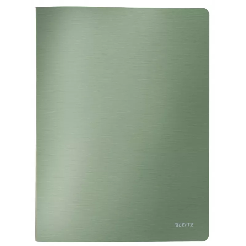Livro de bolsas de visualização Leitz Style PP 40 páginas, verde, policloreto de vinilo (PVC), 40 bolsas, A4, 233 mm, 16 mm