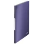 Livro de visualização Leitz Style PP 40 páginas, azul, policloreto de vinilo (PVC), 40 divisórias, A4, 233 mm, 16 mm