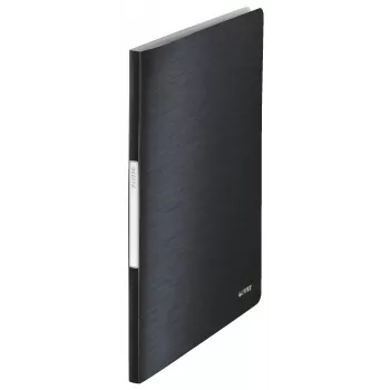 Livro de visualização Leitz Style PP 40 páginas, preto, policloreto de vinilo (PVC), 40 bolsas, A4, 233 mm, 16 mm
