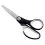 Tesoura de qualidade Leitz Titanium 150 mm, adulto, corte reto, unidade, preto, metálico, aço inoxidável, titânio