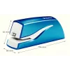 Leitz NeXXt Agrafador a pilhas WOW 5566, 10 folhas, 1 cm, plástico, azul, branco, pilha, 50 mm