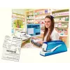 Leitz NeXXt Agrafador a pilhas WOW 5566, 10 folhas, 1 cm, plástico, azul, branco, pilha, 50 mm