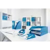 Leitz NeXXt Agrafador a pilhas WOW 5566, 10 folhas, 1 cm, plástico, azul, branco, pilha, 50 mm