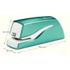 Leitz NeXXt Agrafador a pilhas WOW 5566, 10 folhas, 1 cm, plástico, azul, branco, pilha, 50 mm