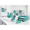 Leitz NeXXt Agrafador a pilhas WOW 5566, 10 folhas, 1 cm, plástico, azul, branco, pilha, 50 mm