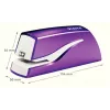 Leitz NeXXt Agrafador a pilhas WOW 5566, 10 folhas, 1 cm, plástico, lilás, branco, pilha, 50 mm