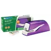 Leitz NeXXt Agrafador a pilhas WOW 5566, 10 folhas, 1 cm, plástico, lilás, branco, pilha, 50 mm