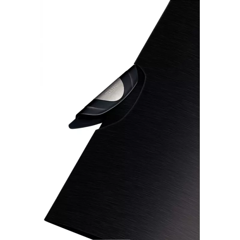 Leitz Pasta de molas Style ColorClip Professional, A4, polipropileno (PP), preto, 40 folhas, 80 g/m², 222 mm