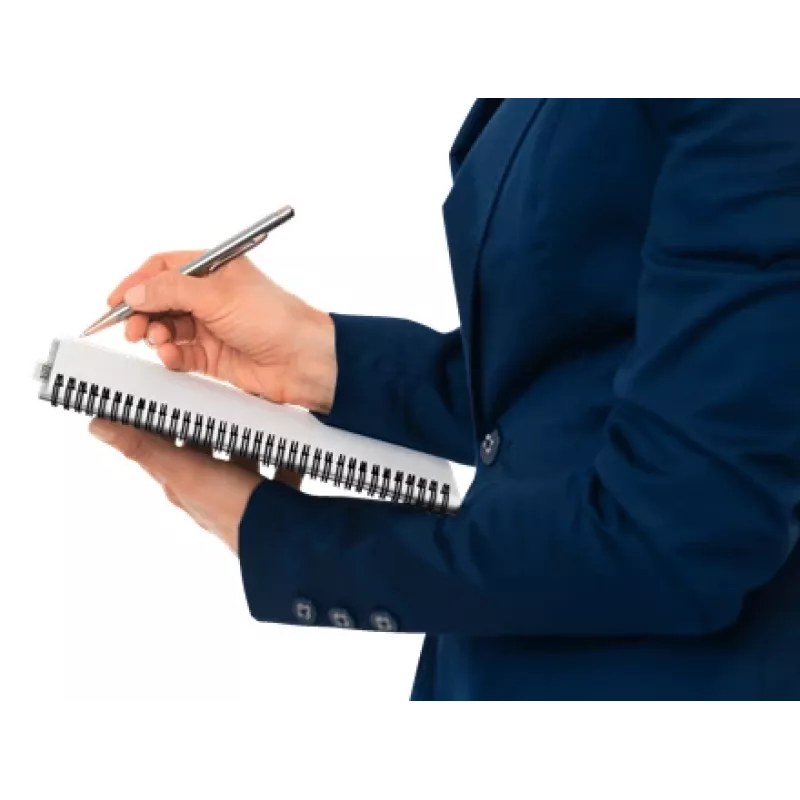 Leitz 44950085 Caderno A4 90 folhas cinzento, branco