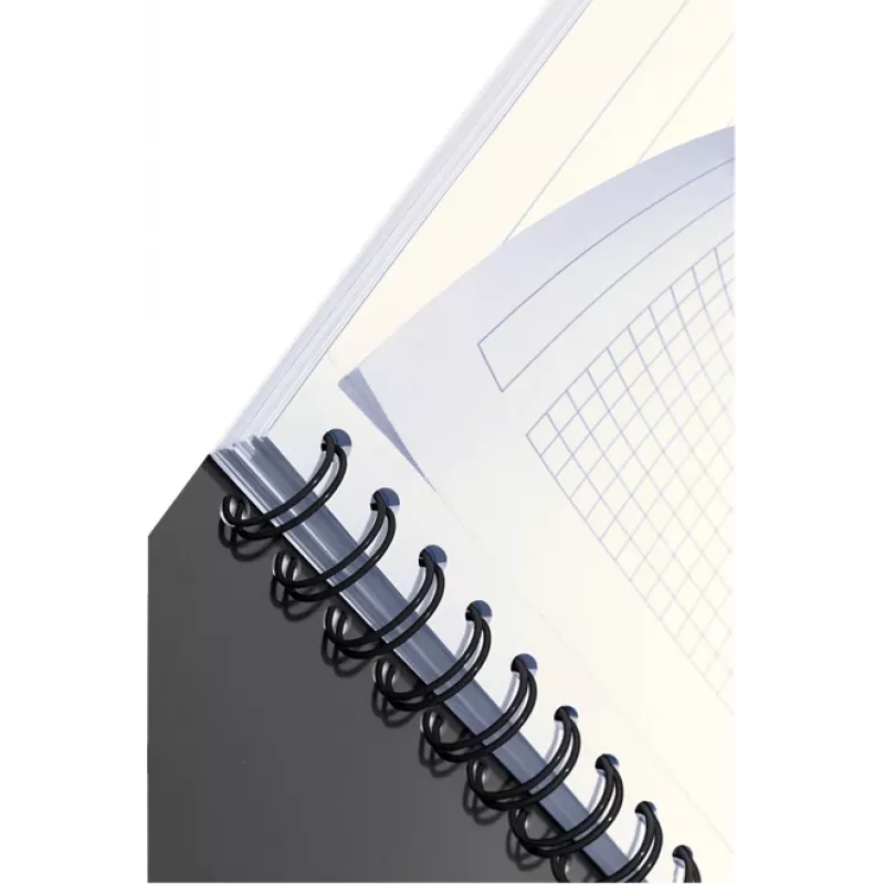 Leitz 44950085 Caderno A4 90 folhas cinzento, branco