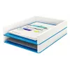 Leitz Bandeja de correspondência WOW Dual Colour, plástico, azul, metálico, A4, 267 mm, 336 mm, 49 mm