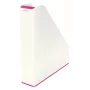 Leitz Arquivador de revistas WOW Dual Colour, rosa, branco, plástico, A4, 272 mm, 318 mm, 430 g
