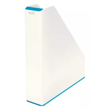 Leitz Arquivador de revistas WOW Dual Colour, azul, branco, plástico, A4, 272 mm, 318 mm, 430 g