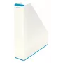 Leitz Arquivador de revistas WOW Dual Colour, azul, branco, plástico, A4, 272 mm, 318 mm, 430 g