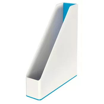 Leitz Arquivador de revistas WOW Dual Colour, azul, branco, plástico, A4, 272 mm, 318 mm, 430 g