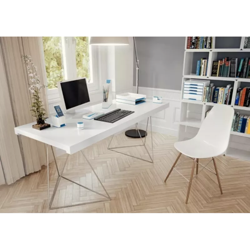 Leitz Arquivador de revistas WOW Dual Colour, azul, branco, plástico, A4, 272 mm, 318 mm, 430 g