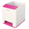 Leitz Porta-canetas Sound WOW, rosa, branco, poliestireno, 90 mm, 101 mm, 100 mm, 140 g
