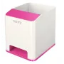 Leitz Porta-canetas Sound WOW, rosa, branco, poliestireno, 90 mm, 101 mm, 100 mm, 140 g