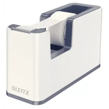 Leitz Fita adesiva de mesa WOW, 1,9 cm, 33 m, poliestireno, branco, 51 mm, 126 mm
