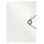 Leitz Pasta com aba 3 lados Solid PP A4, pasta com aba, A4, polipropileno (PP), branco, 150 folhas, 80 g/m²
