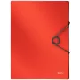 Leitz Caixa de arquivo Solid PP 30 mm, pasta com aba, A4, polipropileno (PP), vermelho, 250 folhas, 80 g/m²