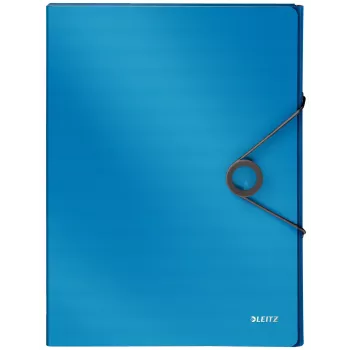 Leitz Caixa de arquivo Solid PP 30 mm, pasta com aba, A4, polipropileno (PP), azul, 250 folhas, 80 g/m²