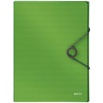 Leitz Caixa de arquivo Solid PP 30 mm, pasta com aba, A4, polipropileno (PP), verde, 250 folhas, 80 g/m²