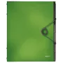 Leitz Registerbuch Solid 6 separadores, pasta com aba, A4, polipropileno (PP), verde, 200 folhas, 80 g/m²