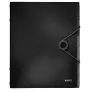Leitz Trennbuch Solid 6 separadores, pasta com aba, A4, polipropileno (PP), preto, 200 folhas, 80 g/m²