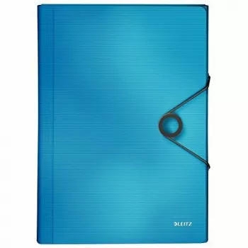 Leitz pasta de projeto Solid PP, A4, polipropileno (PP), azul, 250 folhas, 80 g/m², elástico