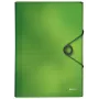 Leitz pasta de projeto Solid PP, A4, polipropileno (PP), verde, 250 folhas, 80 g/m², elástico