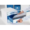 Leitz gaveteiro WOW Cube 4 gavetas, 4 gavetas, plástico, azul, branco, 1 unid., 287 mm, 270 mm