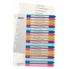 Esselte 1245-00-00 separador numérico de polipropileno (PP) multicolor
