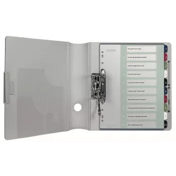 Leitz separador Index PC imprimível 1-10 Style PP A4+, separador numérico, polipropileno (PP), multicolor, vertical, A4 Maxi, 245 mm
