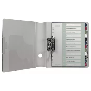 Leitz separador Index PC Printable 1-12 Style PP A4+, separador numérico, polipropileno (PP), multicolor, vertical, A4 Maxi, 245 mm