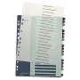Leitz separador Index PC Printable 1-20 Style PP A4+, separador numérico, polipropileno (PP), multicolor, vertical, A4 Maxi, 245 mm