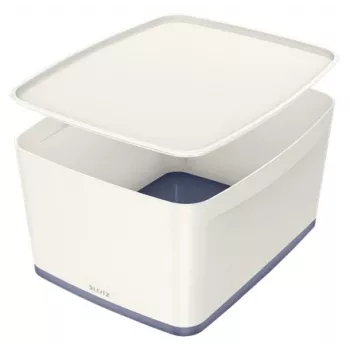 Esselte 5216-10-01 caixa de arrumação retangular acrilonitrilo-butadieno-estireno (ABS) cinzento, branco
