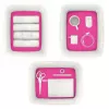Esselte 5216-10-23 caixa de arrumação retangular acrilonitrilo-butadieno-estireno (ABS) rosa, branco