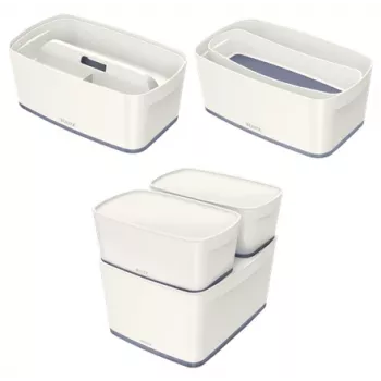 Esselte 5229-10-01 tabuleiro de arrumação retangular acrilonitrilo-butadieno-estireno (ABS) cinzento, branco