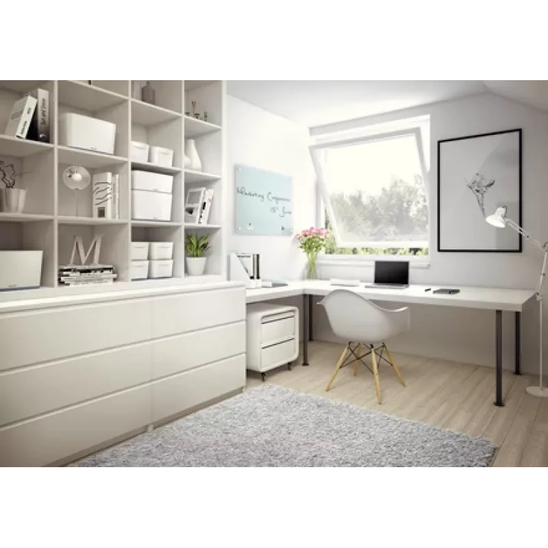 Esselte 5229-10-01 tabuleiro de arrumação retangular acrilonitrilo-butadieno-estireno (ABS) cinzento, branco