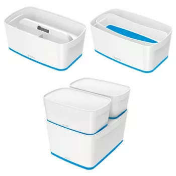 Esselte 5229-10-36 tabuleiro de arrumação retangular acrilonitrilo-butadieno-estireno (ABS) azul, branco