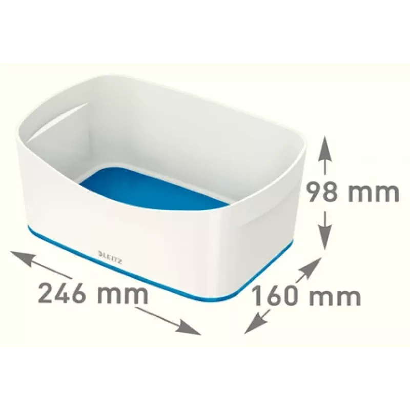 Esselte 5257-10-36 tabuleiro de arrumação retangular acrilonitrilo-butadieno-estireno (ABS) azul, branco