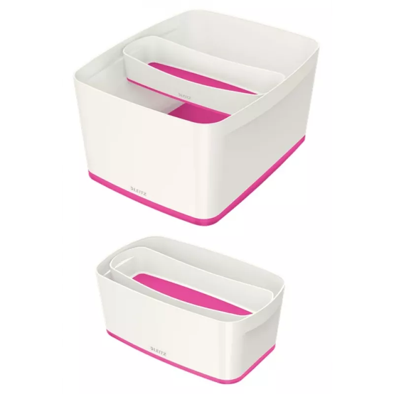 Esselte 5258-10-23 tabuleiro de arrumação retangular acrilonitrilo-butadieno-estireno (ABS) rosa, branco