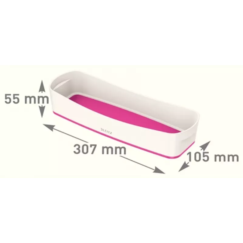 Esselte 5258-10-23 tabuleiro de arrumação retangular acrilonitrilo-butadieno-estireno (ABS) rosa, branco