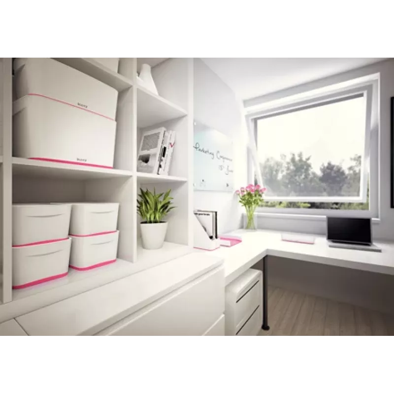 Esselte 5258-10-23 tabuleiro de arrumação retangular acrilonitrilo-butadieno-estireno (ABS) rosa, branco