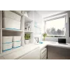 Esselte 5258-10-36 tabuleiro de arrumação retangular acrilonitrilo-butadieno-estireno (ABS) azul, branco