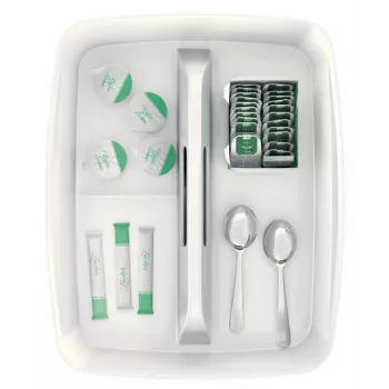 Leitz MyBox tabuleiro organizador com asa grande, arrumação, branco, plástico, 307 mm, 375 mm, 101 mm, 740 g