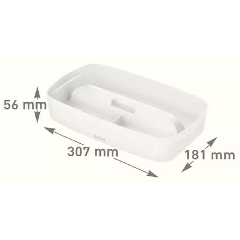 Esselte 5323-00-01 tabuleiro de arrumação retangular acrilonitrilo-butadieno-estireno (ABS) branco