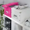 Leitz caixa Click & Store WOW Cube grande caixa de arrumação, fúcsia, cartão, 320 mm, 360 mm, 310 mm